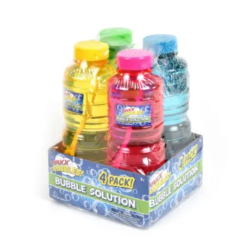Picture of MAXX BUBBLES PET REFILL BOTTLE 16 OZ - 4 PCS COMBO PACK