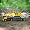 Picture of MAXX ACTION REALISTIC 'LIGHTS & SOUNDS' 1-16 TRUCK LONG HAULER WITH EXCAVATOR TRUCK