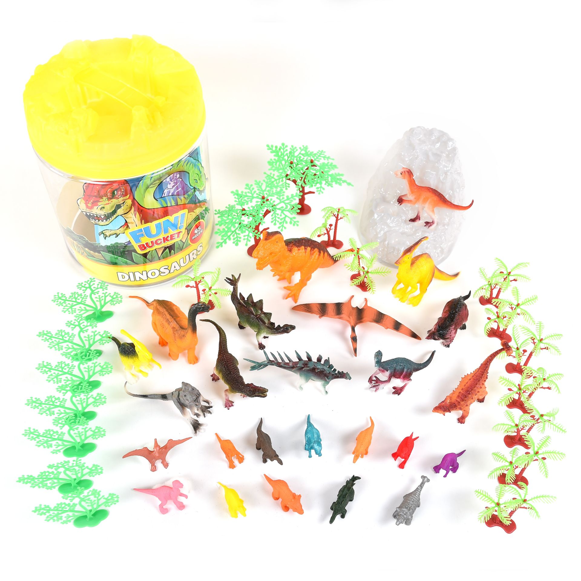 FUN BUCKET PLAYSET DINOSAURS