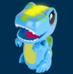 Picture of MAXX BUBBLES BUMP'N GO DINO BUBBLER - BLUE